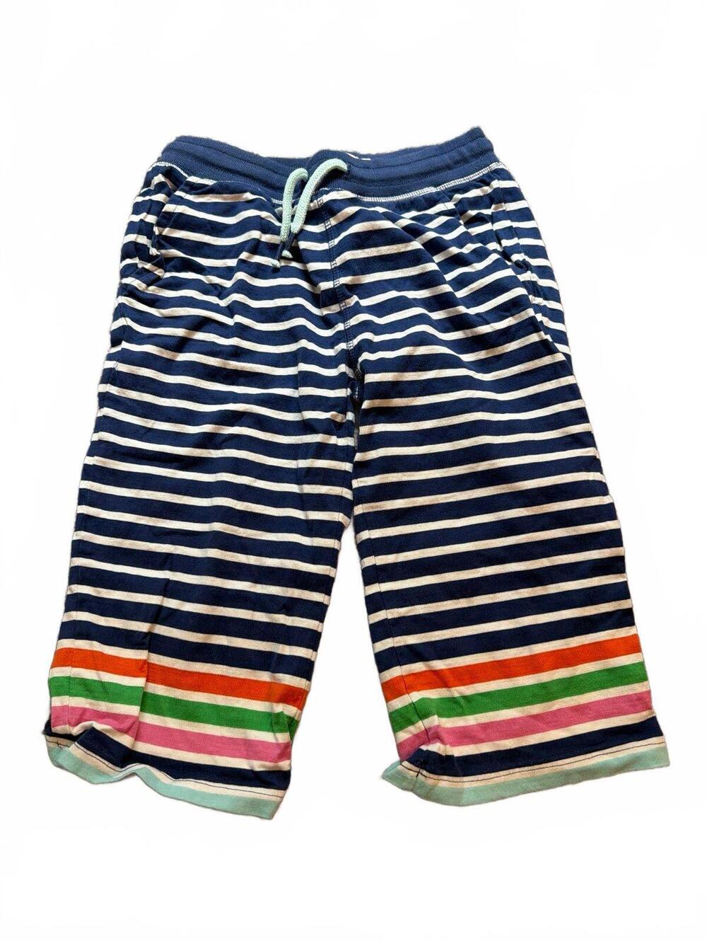 Boden Kids Navy Striped Jersey Baggies 13Y